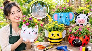 Kreasi DIY yang Menakjubkan! Ubah Botol Plastik Menjadi Pot Bunga Cantik | Kreasi HALO