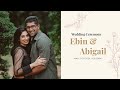 Ebin & Abigail | Wedding Ceremony | 27th May 2024 | LIVE