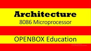8086 MP Architecture - open BOX Education