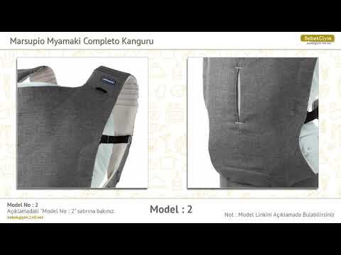 Marsupio Myamaki Completo Kanguru - Bebek Kangurusu Modelleri