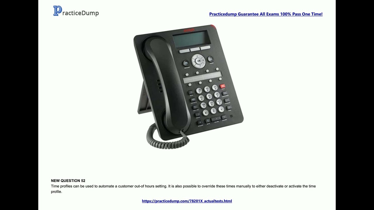 [Aug, 2022] Practicedump 78201X PDF Dumps and 78201X Exam Questions (52-67)