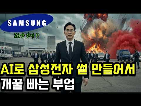 요즘 핫한 삼성전자 정보로 유튜브 수익화하는방법 AI로 꿀빨기