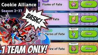 1 TEAM ONLY 😱 Cookie Alliance Season 2-37 Easy to Hero Full Guide! screenshot 3