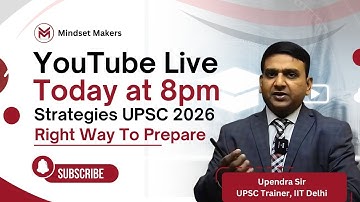 Strategy Session || To Balance|| between UPSC 2026 Mathematics Optional, GS, Interview : Upendra Sir