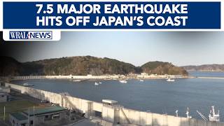 Japan issues tsunami advisory after strong 7.5 magnitude earthquake