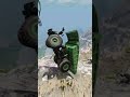 🚛 Mining Truck Slips and Falls Down the Cliff! 😳 #shorts #truckcrash #beamngdrive #gaming #cliff