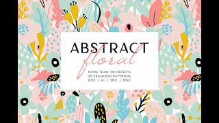 Abstract Floral Patterns Collection Stock Graphics Download Abstract Floral Patterns Collection Stock Graphics Download