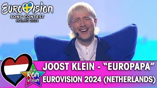 Joost Klein - "Europapa" - Live @ Eurovision Song Contest 2024 - Semi Final 2 (🇳🇱Netherlands)