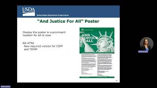 Civil Rights for TEFAP & CSFP Programs from USDA