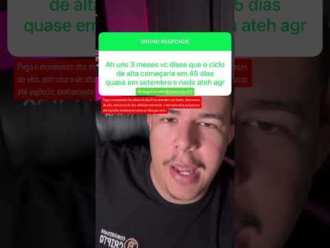 A SEGUNDA PERNADA DE ALTA JÁ COMEÇOU #bitcoin #criptomoedas #ethereum