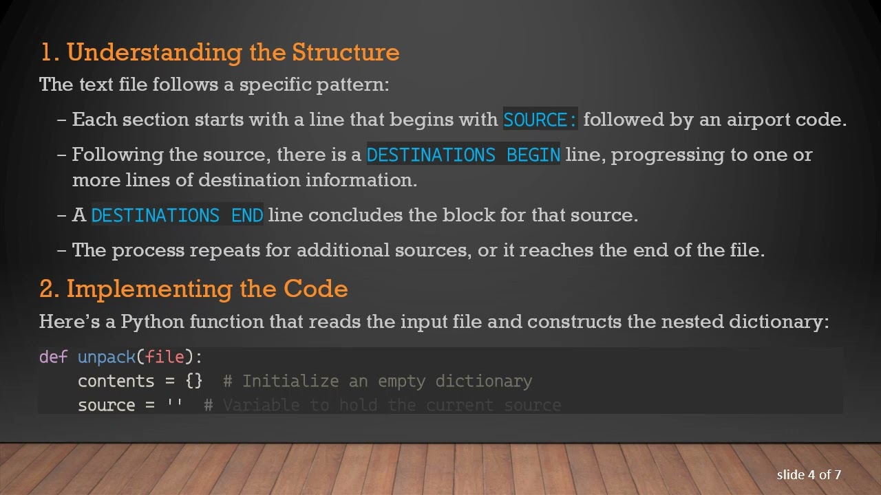How to Create a Nested Dictionary from a Text File in Python