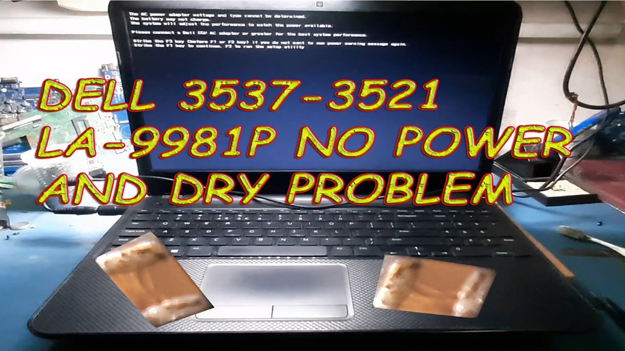 How to Repair Dell 3537-3521 LA-9981P No Power 3v/5v & charging IC damage