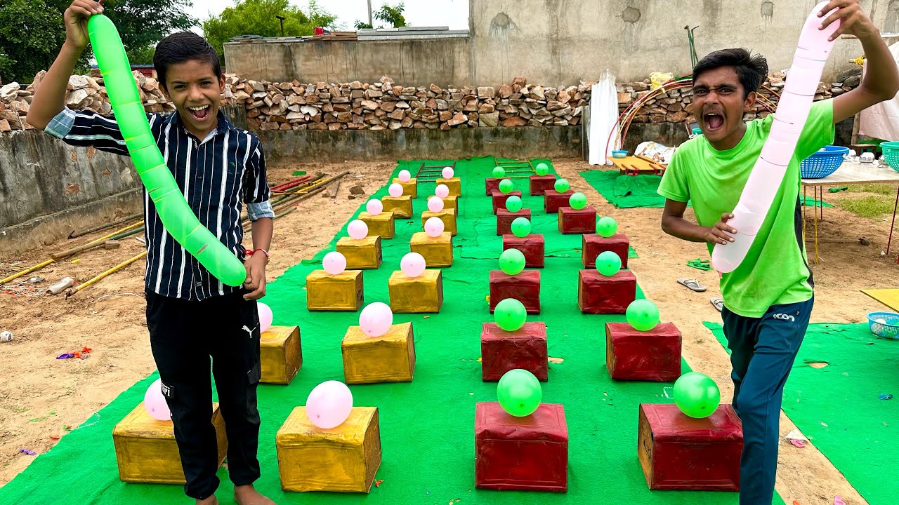 an intense race packed with wild obstacles ! two fearless guys push their limits in speed and skill