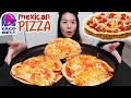 Eating 3 Taco Bell Mexican Pizzas! Crispy Mexican Pizza &amp; Cinnamon Twist - Mukbang w/ Crunchy Asmr