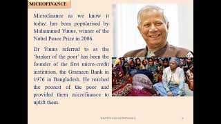 Introduction to Microfinance by AJKS