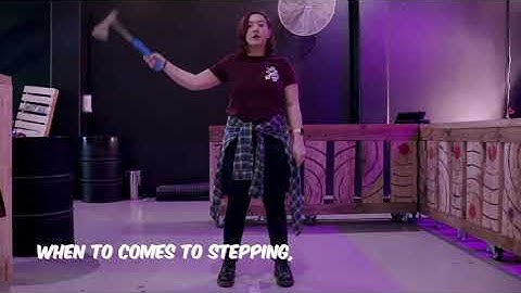 How to Throw an Axe- 2 Handed Technique