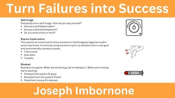 How to turn Failure into Success - Joseph Imbornone