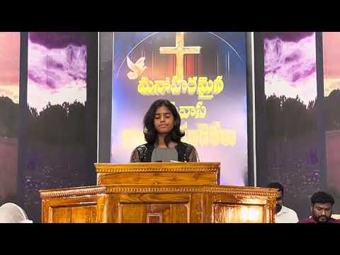 Naa Kistamaina Namam నాకిష్టమైన నామం live song by Candy at Manna Church Suryapet