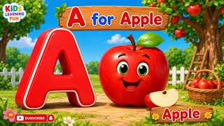 Phonics Song 2 with TWO Words in 3D - A For Airplane - ABC Alphabet Songs with Sounds for Children