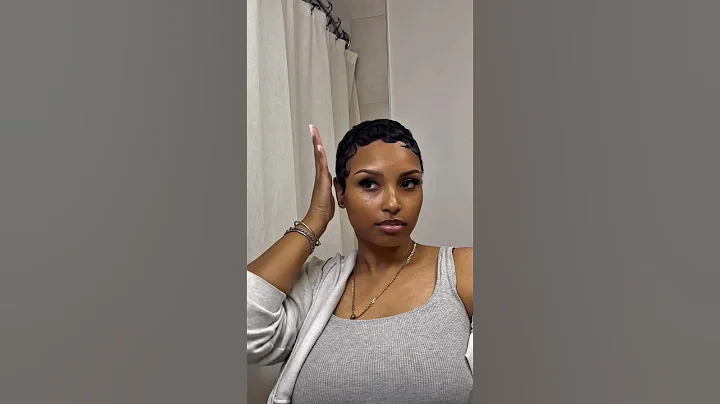 Easy Pixie Refresh ✨ Having short hair is not as hard as it looks! #pixiehaircut #pixiecut