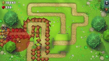 Bloons TD5 with only dart monkeys!