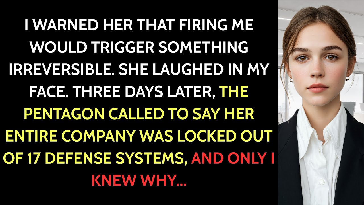 She Laughed at My Warning—Three Days Later, Her Access Was Revoked by DoD 🔒🧠