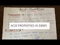 ACID Properties in DBMS With Examples | In-depth Explanation