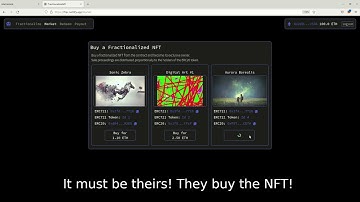 FractionalizeNFT Dapp Screencast