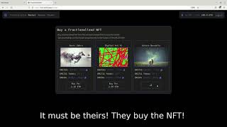 FractionalizeNFT Dapp Screencast
