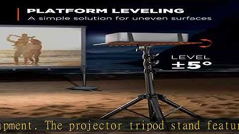 AMADA Projector Tripod Stand, Portable Projector Stand, Multipurpose Laptop Stand with Removable Mo