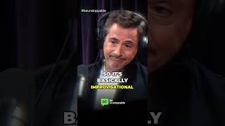 Actor's Secret: Earpiece for Lines &amp; Improvisation #BeUnstoppable #RobertDowneyJr #talkshow