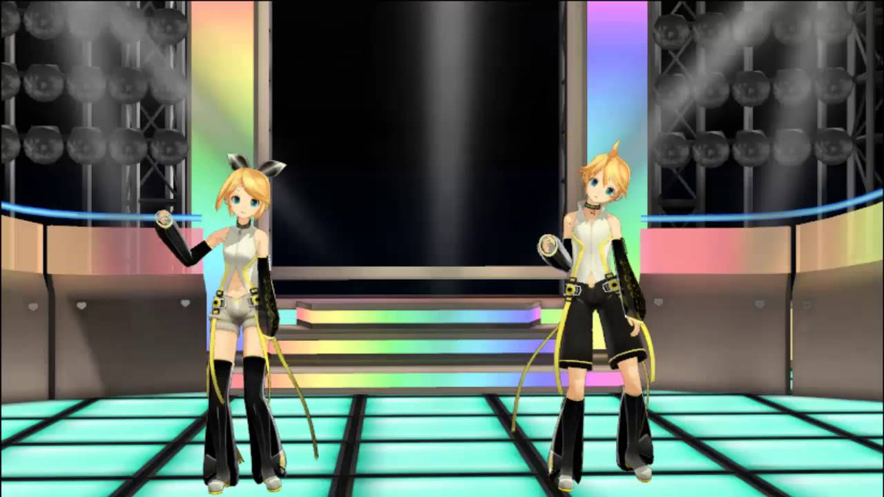 [MMD] Bad Apple!! - Rin and Len Kagamine Append - Concert 2015 - YouTube