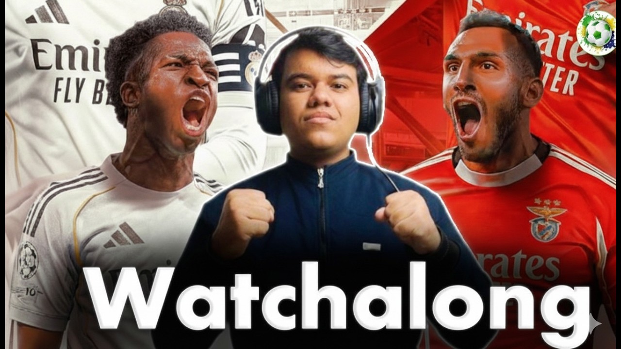 Real Madrid v Benfica | Champions League Playoffs | WATCHALONG |Football Bangla
