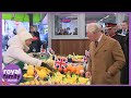 Prince Charles and the Duchess of Cornwall Meet Locals at Leicester Market