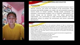 Group 4 TOPIC IV: ENVIRONMENTAL PLANNING AND ASSESSMENT Wealth