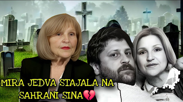 "JOJ BRANO MOJ..."EMOTIVAN GOVOR NA SAHRANI MIRINOG SINA RASTUŽIO SVE