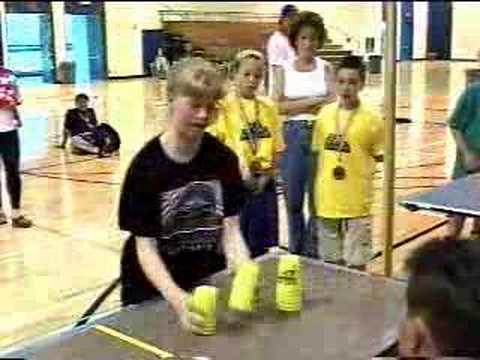 Faster Hands Stacking Cups...