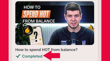Hot wallet code | How to spend HOT from Binance? Explore Crypto CORRECT Code Today