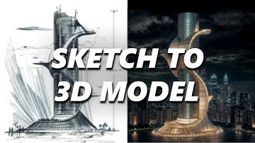 Sketch to 3D Model: Step-by-Step Guide in Rhino 3D