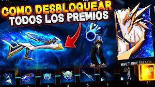 COMO DESBLOQUEAR TODOS LOS PREMIOS DEL HIPERLIBRO GALAXIA FACIL Y RAPIDO FREE FIRE screenshot 3