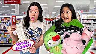 Giving Our Daughter 60 SECONDS To Buy EVERYTHING She Wants! 😱🏃🏻‍♀️💨