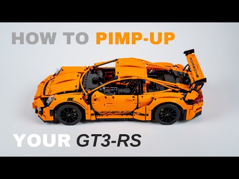 How to PIMP-UP your Lego Technic Porsche 911 GT3 RS! Lego Set #42056 