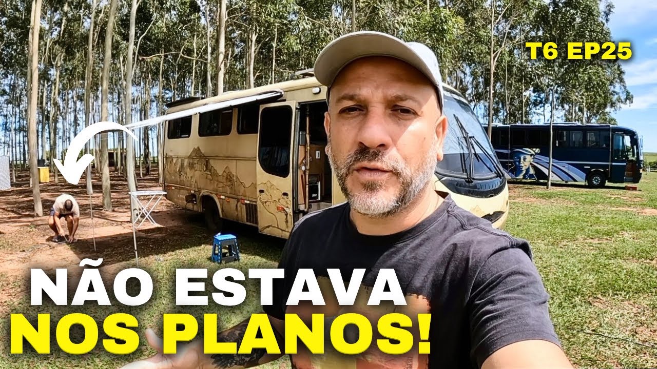 A viagem tomou um RUMO INESPERADO! Rotina no MOTORHOME T6 EP25