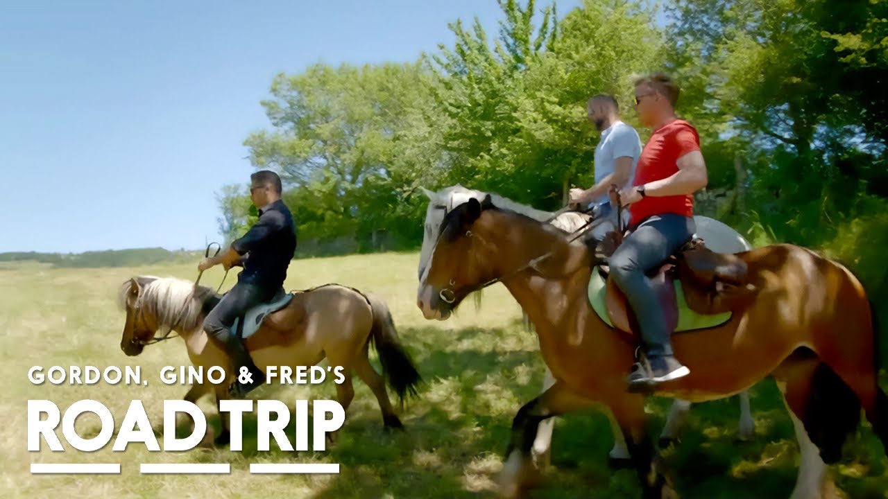 Gino's Horseback Hilarity In Search of Cheese Gordon, Gino, and