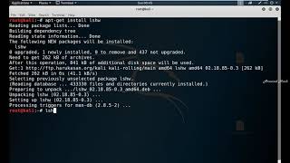 how to install lshw in kali linux