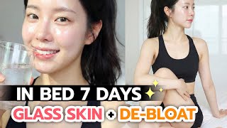 7 Günlük Cam Gibi Cilt Yoga Akışı Yüz Parlatma Vücut Şişkinliğini Azaltma Düşük Etkili