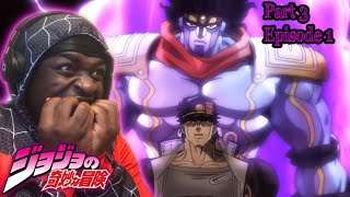 JOTARO IS A DEMON!!!! | Jojo Bizarre Adventure Part 3 Episode 1 REACTION!!!