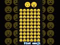 #find the odd emoji #imposible challenge #mind game#kanchan kanwar#