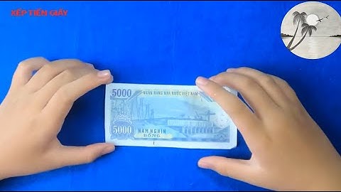 Hướng dẫn gấp  trái tim có cánh | Xếp Tiền Giấy