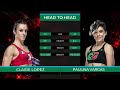 Claire lopez vs paulina vargas